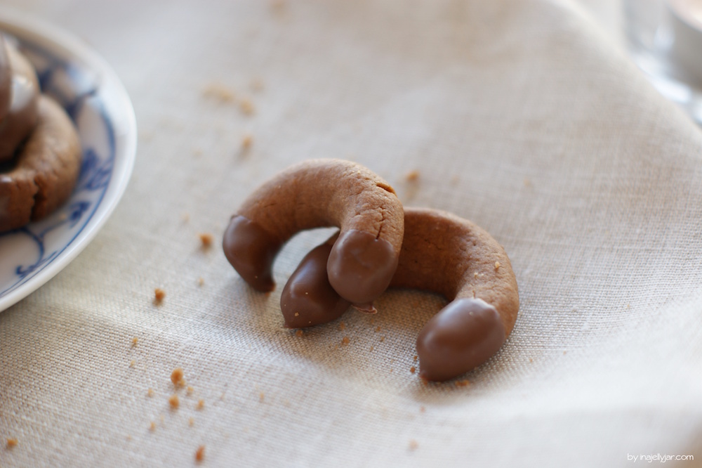 Rezept für einfache Nougatkipferl