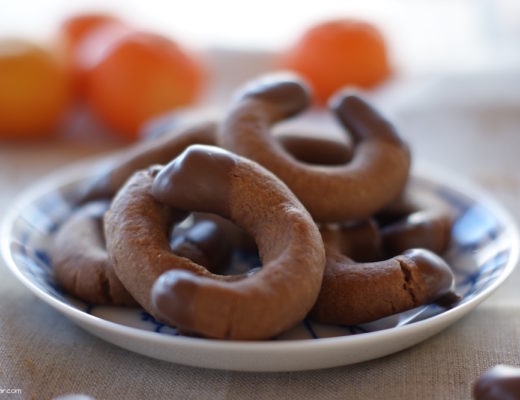 Weihnachtsnascherei: Nougatkipferl mit Schoki