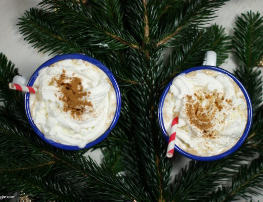 Selbst gemachter Pumpkin Chai-Latte