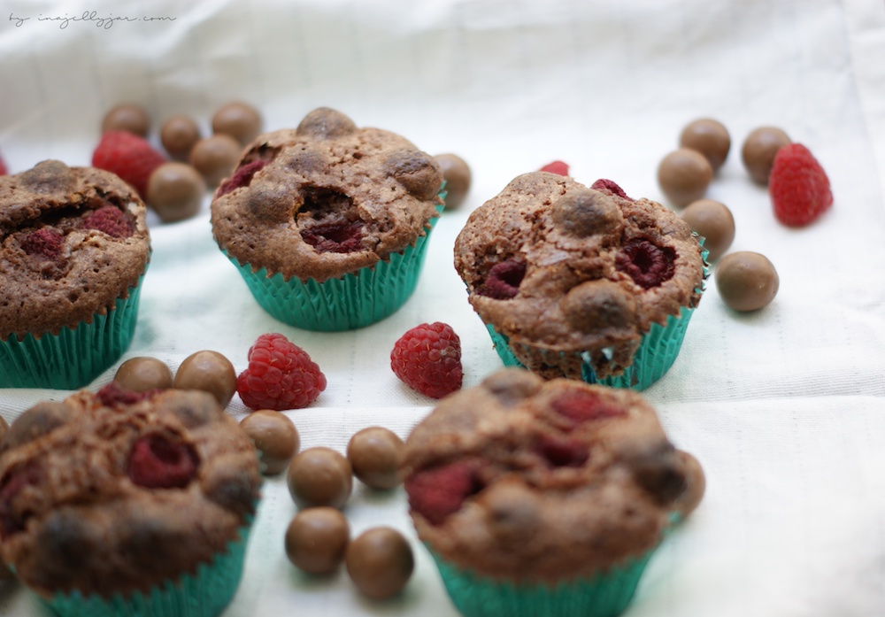 Saftige Brownie-Muffins mit Maltesers