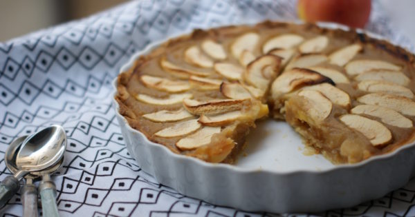 Original französische Apfeltarte - Tarte aux Pommes