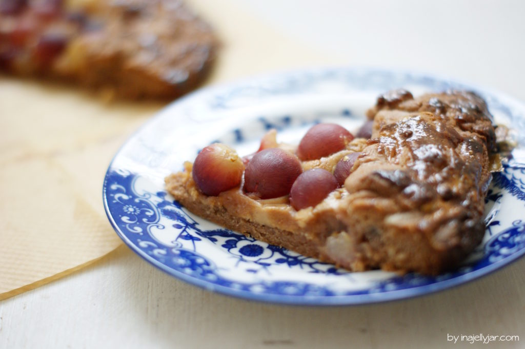 Rezept für Traubengalette mit Erdnussbutter