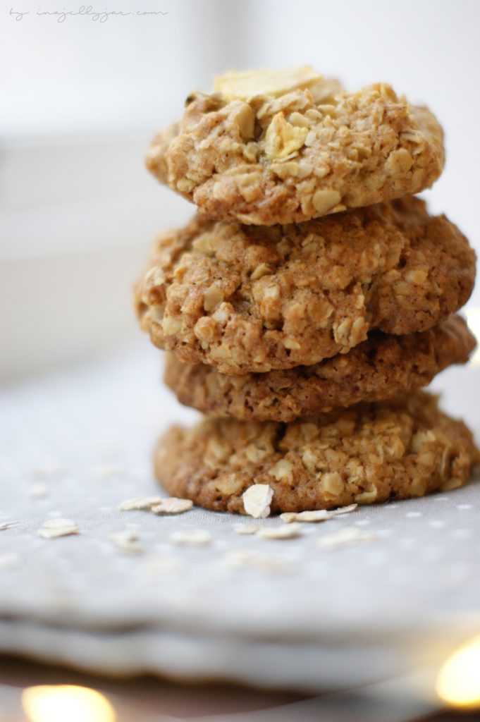 Knusprige Apfel-Cookies für den Advent