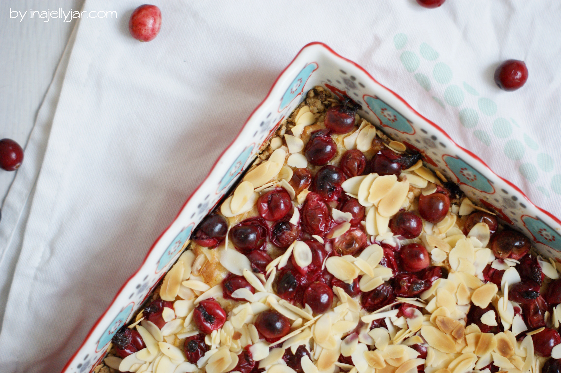 Saftige Cranberry-Schnitten mit Mandeln | Moment in a Jelly Jar