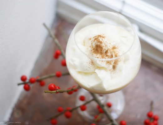 Cremiger Toffee-Cider mit Karamellcreme