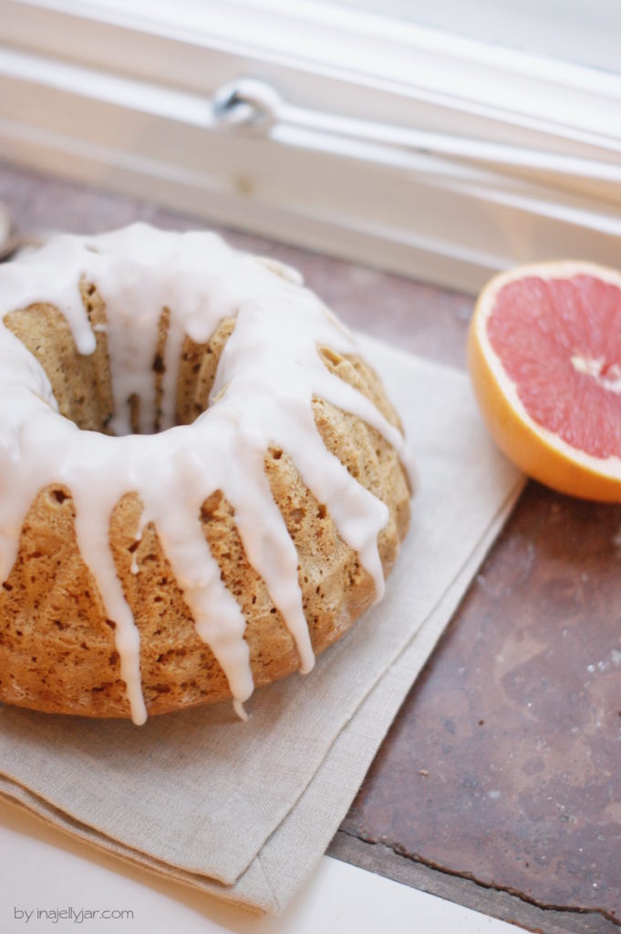 Grapefruit Gugelhupf mit Kardamom