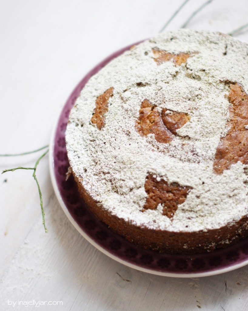 Rezept für saftigen Matchakuchen