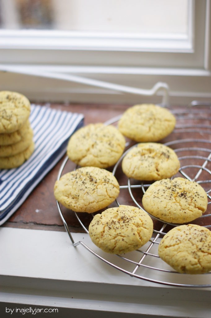 Schnelle Zitronencookies mit Mohn