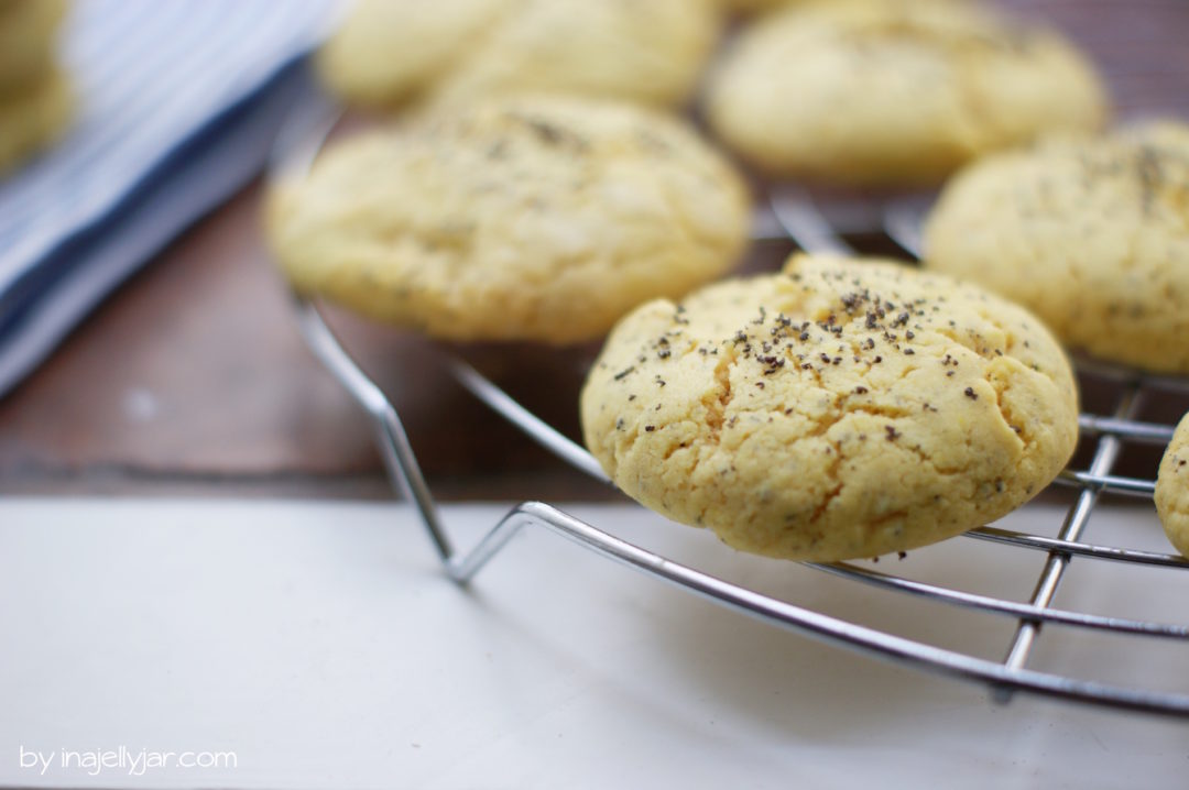 Knusprige Zitronencookies mit Mohn