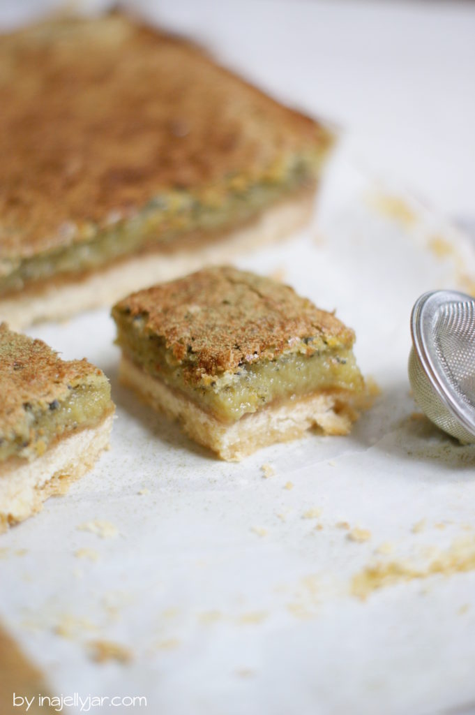 Süß-saure Matcha-Zitronen-Squares