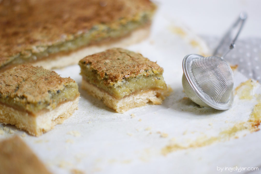 Saftige Matcha-Zitronen-Squares