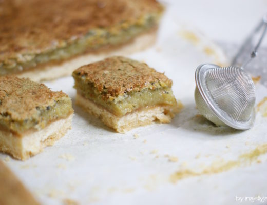 Saftige Matcha-Zitronen-Squares