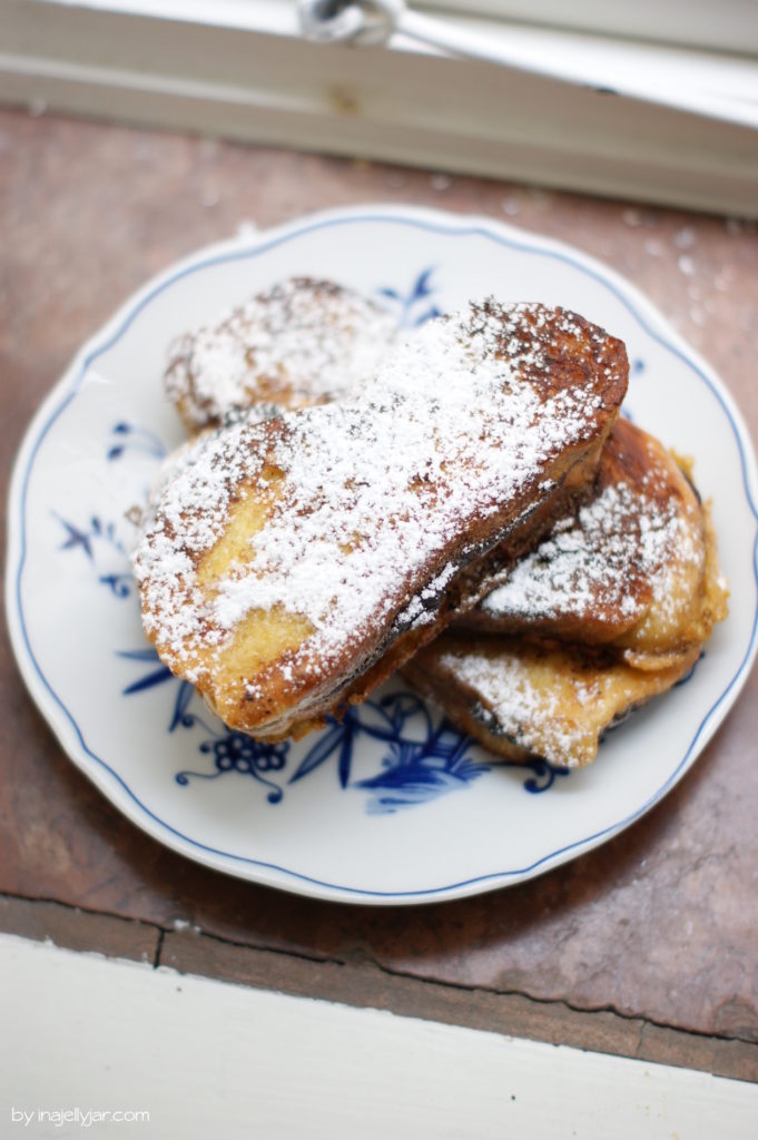 Pofesen mit Powidlmarmelade