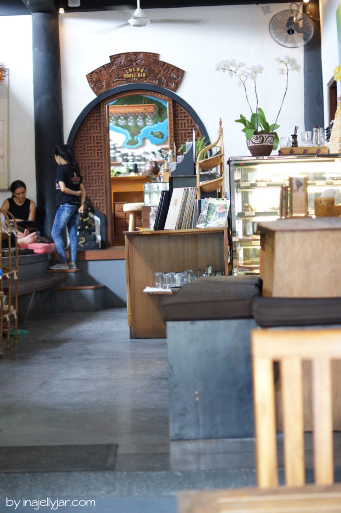 Tresen des Seeds of Life Café, Ubud Bali