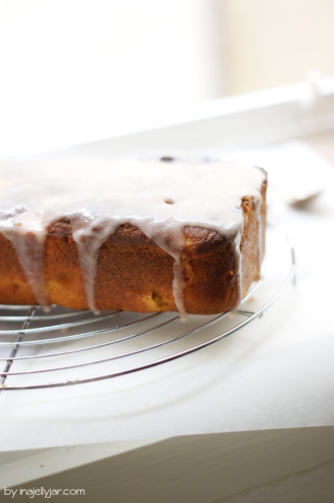 Rhabarberkuchen mit Zitrone