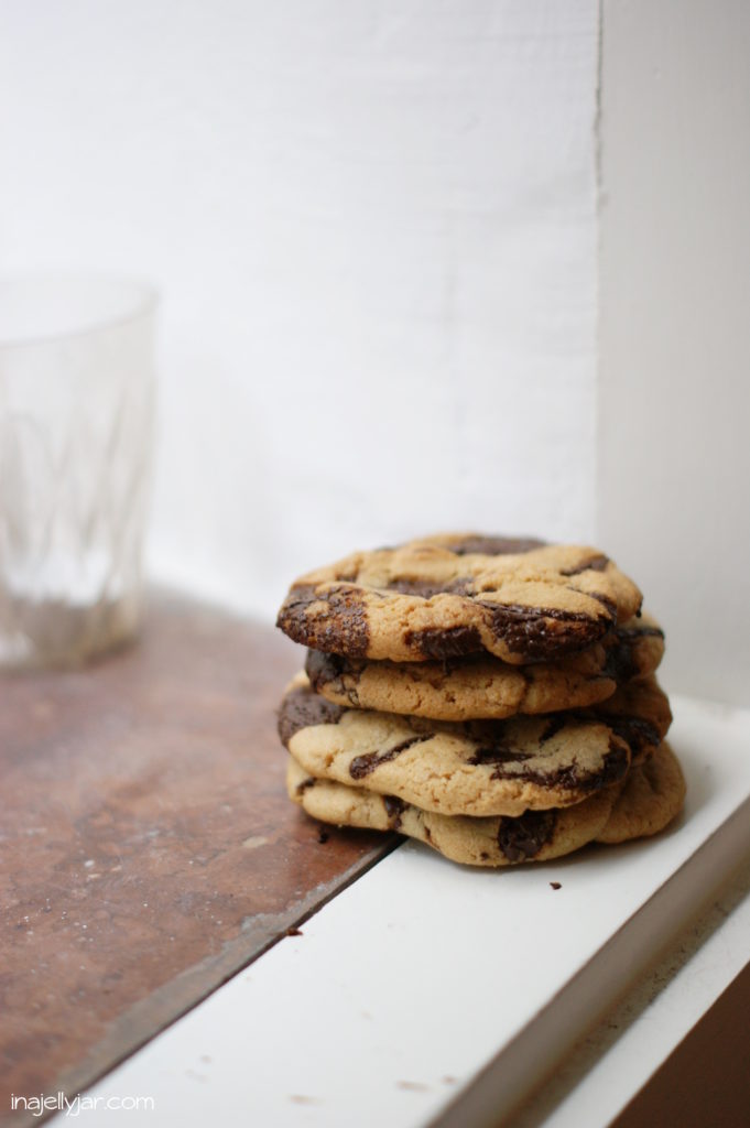 Rezept für Chocolate Chip Cookies mit Tahini