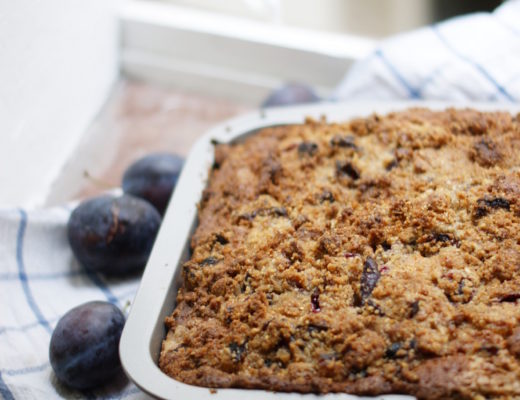 Coffeecake mit Zwetschgen nach amerikanischem Rezept