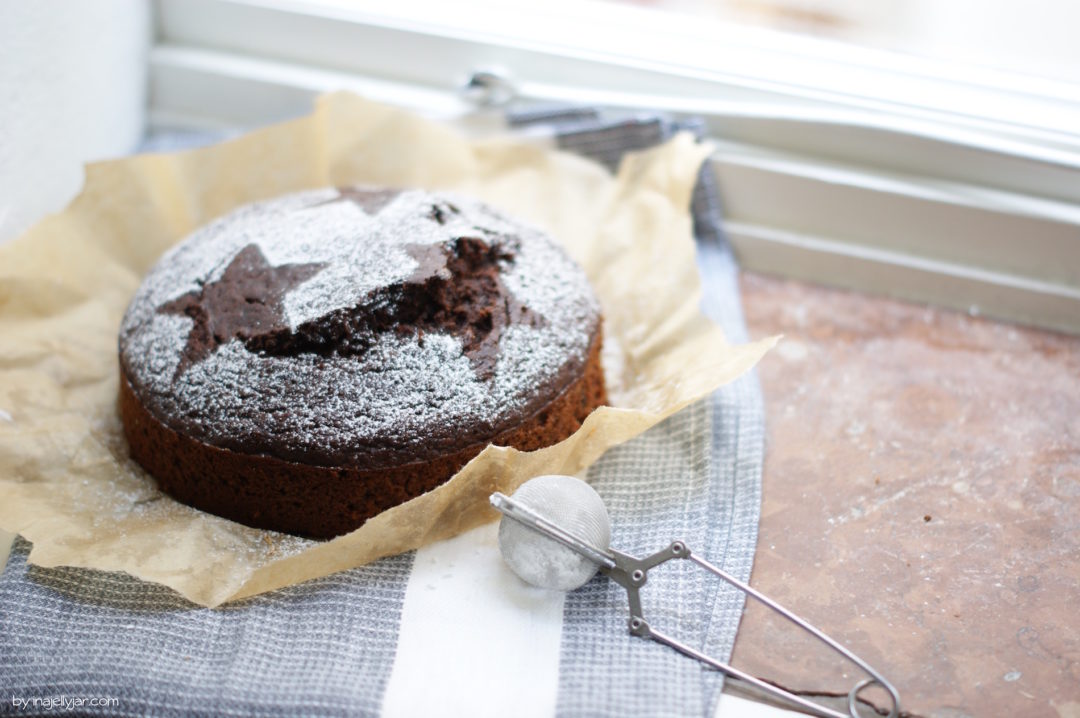 Schoko-Kürbiskuchen mit Vollkornmehl