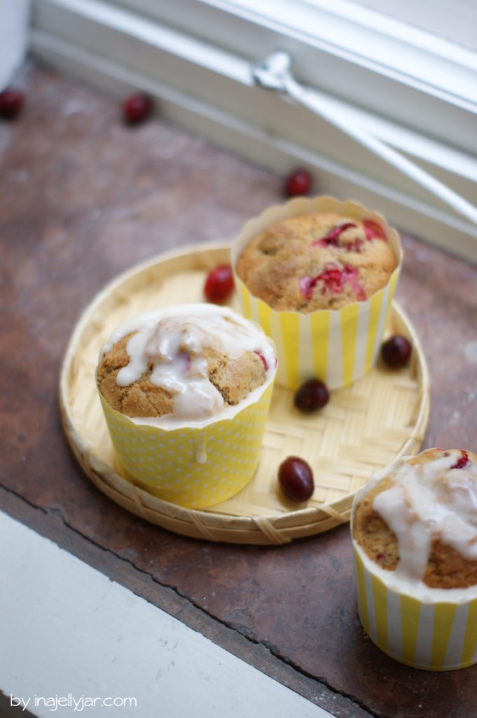 Super saftige Cranberry-Muffins mit Mandarine