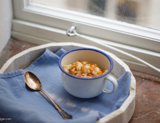 Rezept für Milchreis mit Salzkaramell
