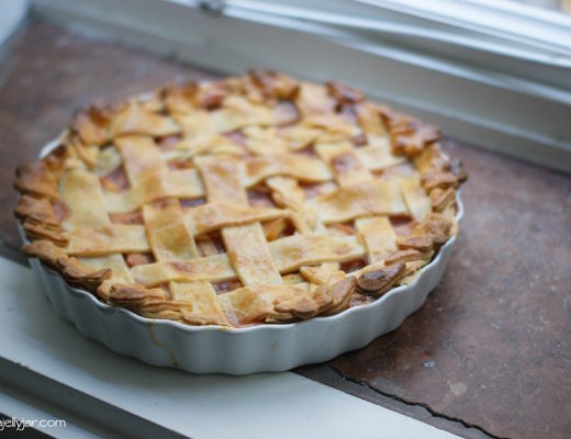 der perfekte Pfirsich-Pie