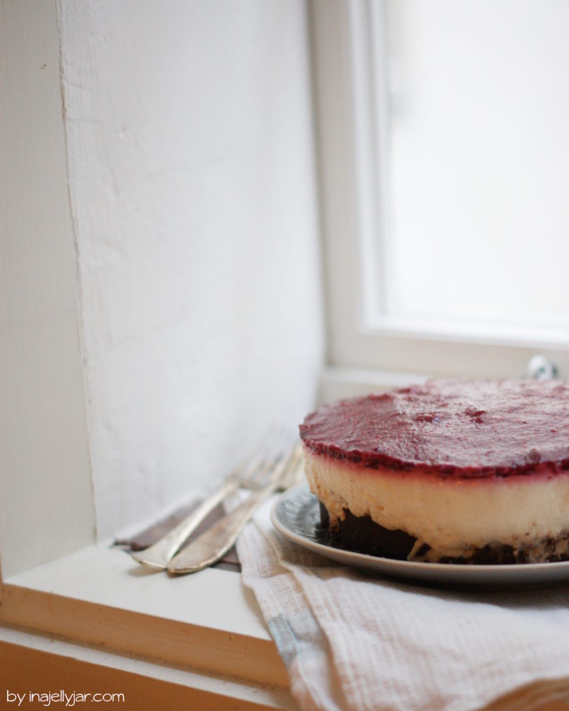 Die No-Bake-Torte wird im Kühlschrank zubereitet