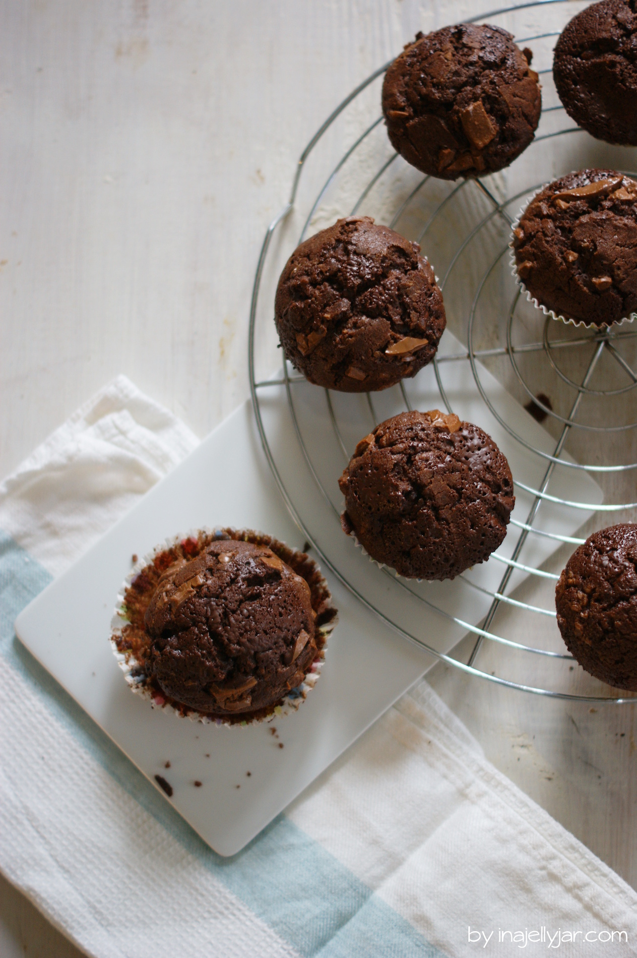 Schokomuffins Bakery Style | Schokoladen-Muffins