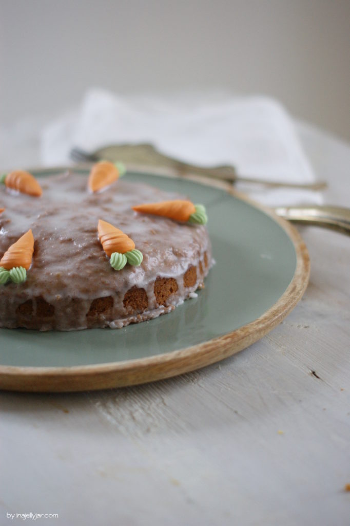 Karottenkuchen auf traditionelle Art