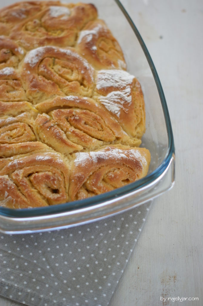 Zitronenschnecken ohne Frosting