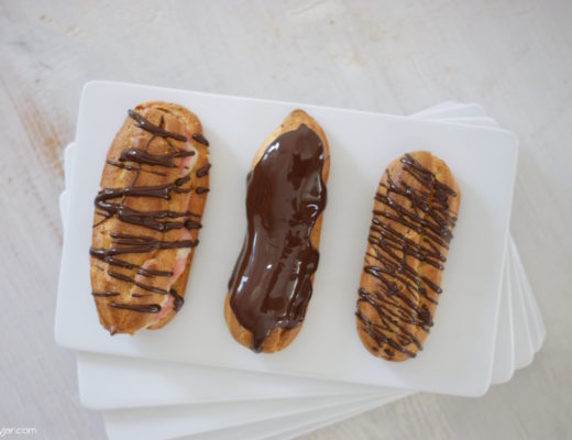 Dreierlei Eclairs