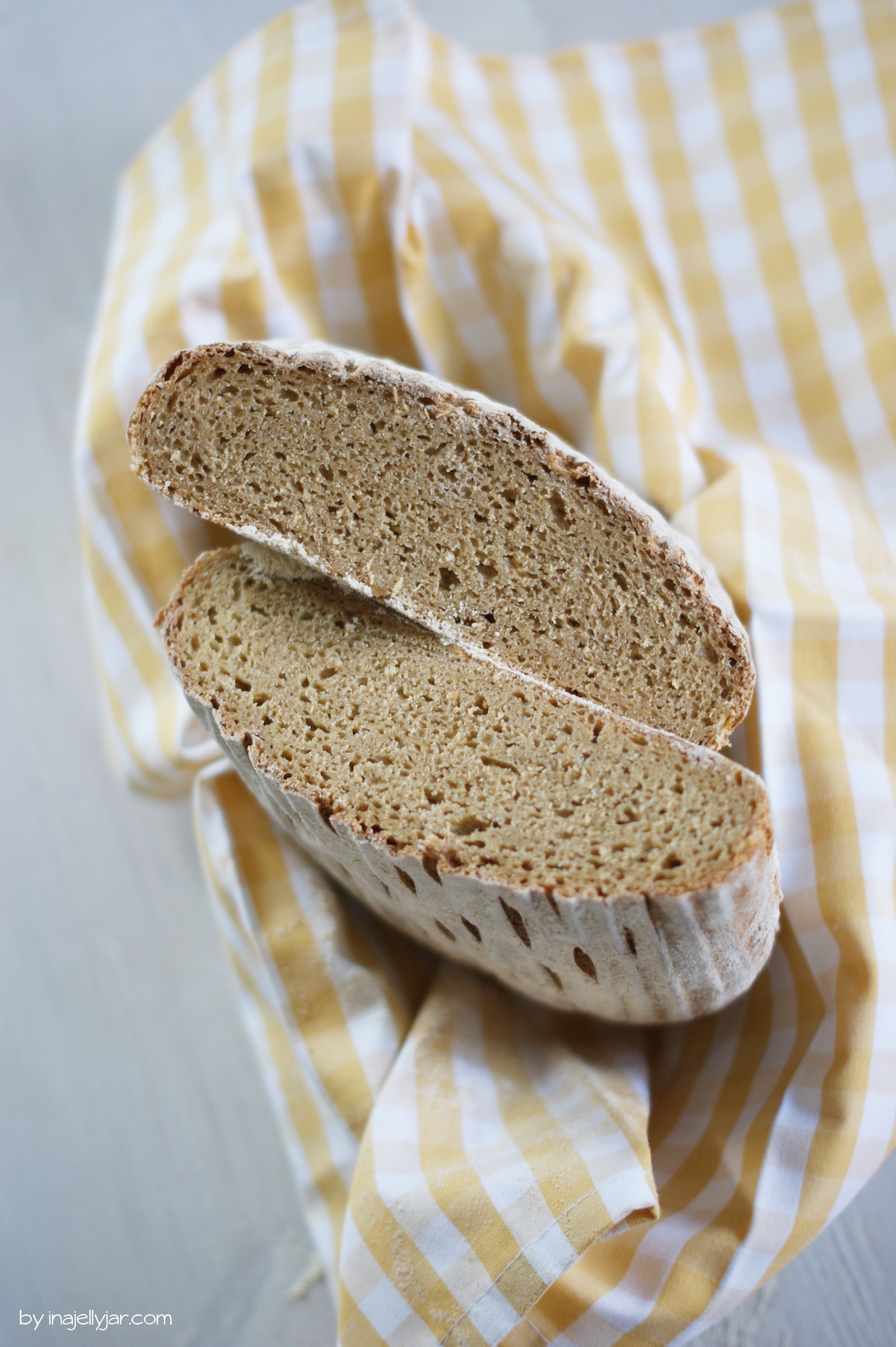 Einkornbrot Anschnitt